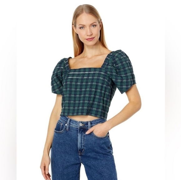 NWOT Madewell crop blouse - Picture 1 of 12